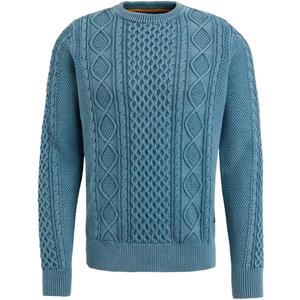 PME LEGEND Strickpullover R-neck garment dye c