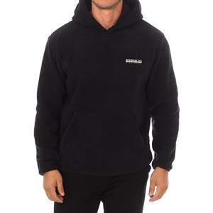 Napapijri Polar Trient sweatshirt met lange mouwen en kangoeroezak NP0A4G6O man S zwart