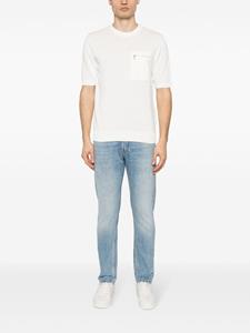 Eleventy Gerafelde jeans met toelopende pijpen - Blauw