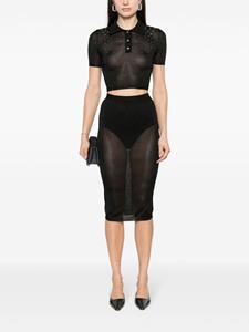 alessandrarich Alessandra Rich Midi-rok - Zwart