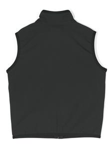 stoneislandjunior Stone Island Junior Shell gilet met logopatch - Zwart