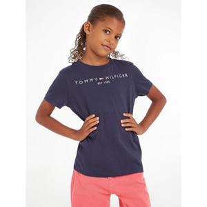 Tommy Hilfiger Shirt met ronde hals ESSENTIAL SWEATPANTS met tommy hilfiger logo-opschrift