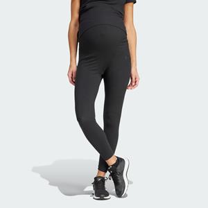 Dames legging 7/8 met hoge taille en ribboord adidas