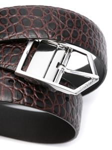 Canali reversible leather belt - Bruin