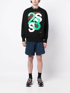 Kolor Sweater met print - Zwart