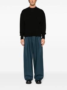 jilsander Jil Sander Sweater met geborduurd logo - Zwart
