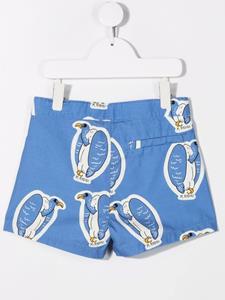 minirodini Mini Rodini Shorts met print - Blauw