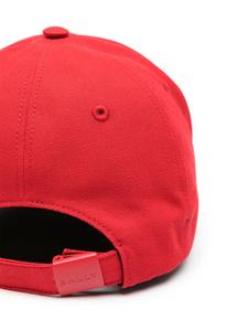 Bally logo-embroidered canvas cap - Rood
