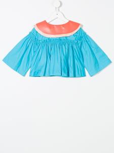 Raspberry Plum Kiss blouse - Blauw