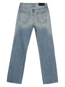 AMIRI High waist straight jeans - Blauw
