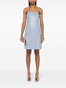 P.A.R.O.S.H. Ginny mini-jurk verfraaid met stras - Blauw