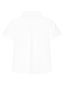 Dolce & Gabbana Kids logo-appliqué cotton shirt - Wit