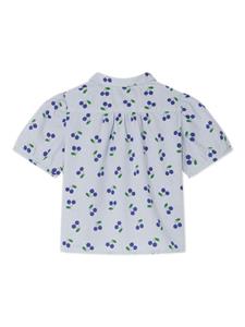 Bonpoint Shirt met Adele print - Blauw