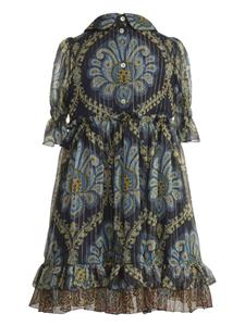 etrokids ETRO KIDS shirtjurk met paisley-print - Blauw