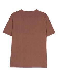 ASPESI knitted shortsleeved T-shirt - Bruin