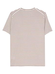 ASPESI stripped knitted T-shirt - Wit