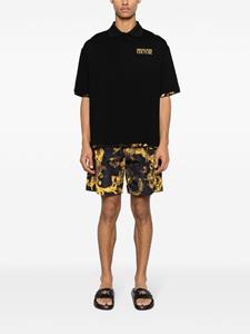 versacejeanscouture Versace Jeans Couture Poloshirt met geborduurd logo - Zwart