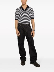 dolce&gabbana Dolce & Gabbana Gestreept poloshirt - Blauw