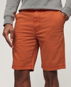 Superdry Mannen Officer Chinoshort Oranje