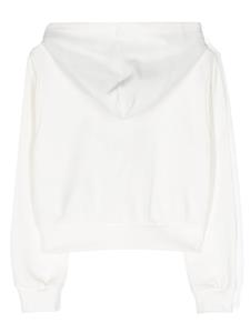 versacekids Versace Kids Katoenen hoodie met geborduurd logo - Wit