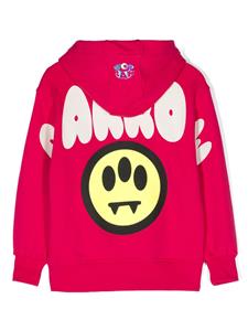 Barrow kids logo-print cotton hoodie - Roze