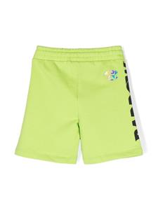 barrowkids Barrow kids Katoenen trainingsshorts met logoprint - Groen