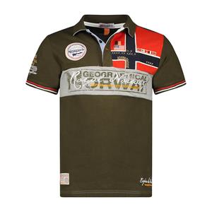 GEOGRAPHICAL NORWAY Rechte polo in piquétricot Kidney