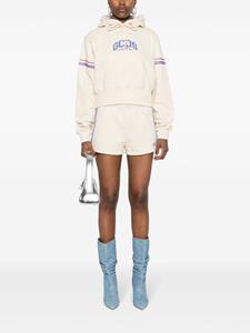 GCDS Cropped hoodie - Beige