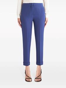 ETRO High waist cropped broek - Blauw