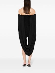 giuseppedimorabito Giuseppe Di Morabito Off-shoulder midi-jurk - Zwart