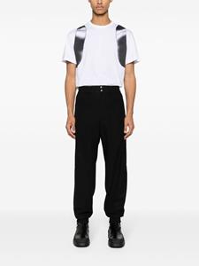 alexandermcqueen Alexander McQueen Broek met toelopende pijpen - Zwart