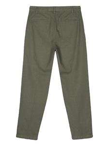 ASPESI Broek met toelopende pijpen en details - Groen
