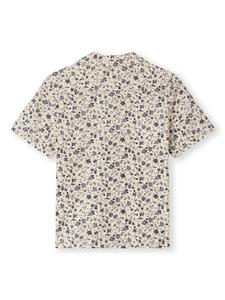 Bonpoint Shirt met bloemenprint - Beige