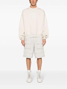 MISBHV Cargo shorts van linnenblend - Wit