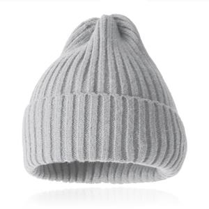 LGT JWLS Grof gebreide Beanie Muts Grijs - Ruim model