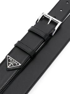 Prada Leren riem - Zwart