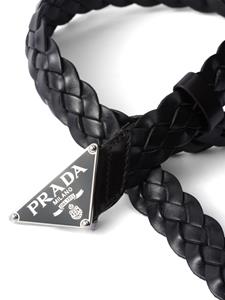 Prada Leren riem - Blauw