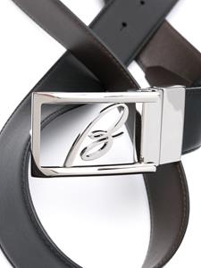 Brioni Riem met logogesp - Zwart