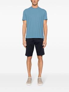 Fay Bermuda shorts met logopatch - Blauw