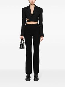 PINKO High waist pantalon - Zwart