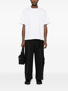 fengchenwang Feng Chen Wang Broek met contrasterend stiksel - Zwart