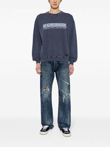 Neighborhood Sweater met logoprint - Blauw