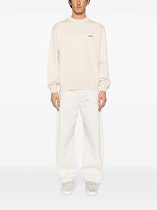 Jacquemus Le Sweatshirt Gros Grain top met print - Beige