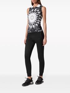 pleinsport Plein Sport Top met logoprint - Zwart