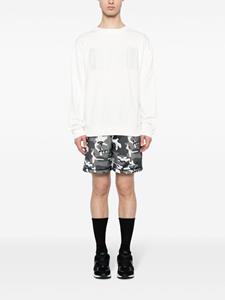 mostlyheardrarelyseen Mostly Heard Rarely Seen Sweater met geborduurd logo - Wit