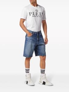 philippplein Philipp Plein Denim shorts - Blauw
