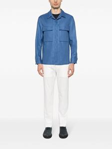 Zegna Pantalon van stretch-katoen - Wit