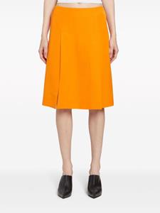 stellamccartney Stella McCartney Midi-rok met zijsplit - Oranje
