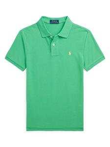 poloralphlaurenkids POLO RALPH LAUREN KIDS Katoenen poloshirt met geborduurd logo - Groen