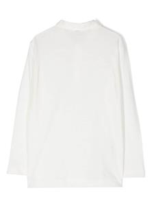 ilgufo Il Gufo Poloshirt met lange mouwen - Wit